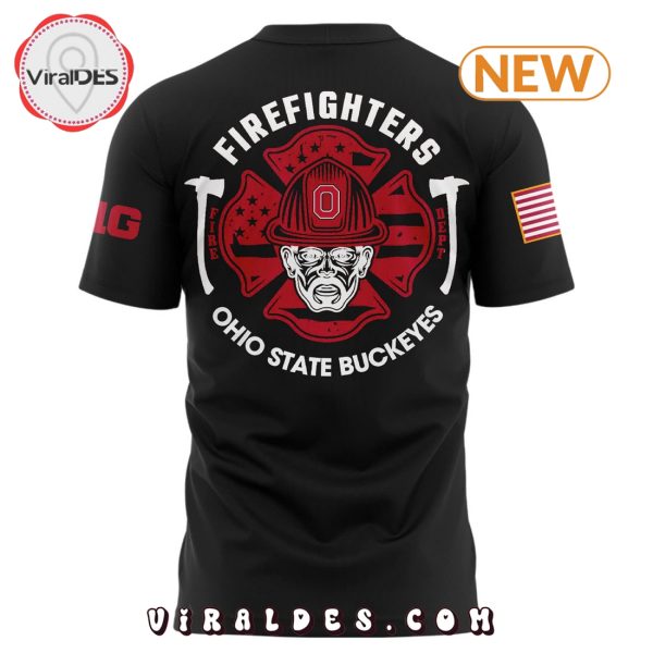 Ohio State Buckeyes Firefighter Appreciation T-Shirt, Cap