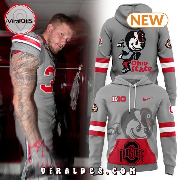 Ohio State Buckeyes Nike Gray Game Hoodie