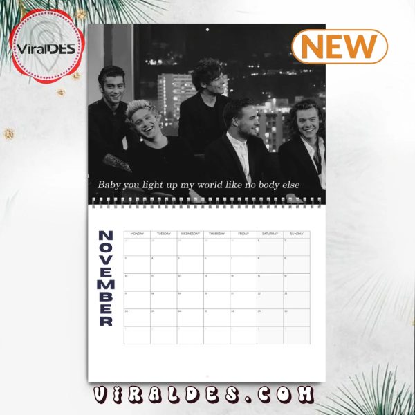 One Direction 2025 Happy New Year Calendar