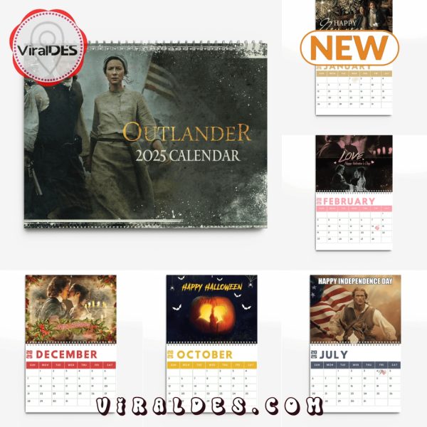 Outlander 2025 Happy New Year Calendar