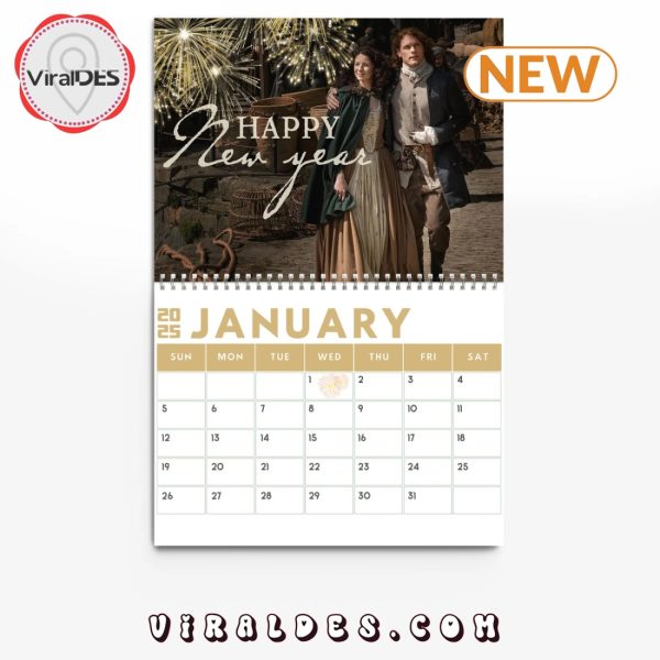 Outlander 2025 Happy New Year Calendar