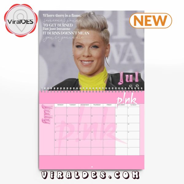 P!nk 2025 Happy New Year Calendar