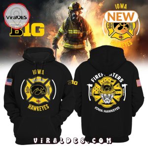 Iowa Hawkeye 2024 Firefighter Appreciation Hoodie