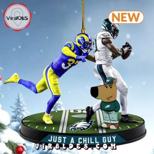 Philadelphia Eagles Just A Chill Guy Ornaments