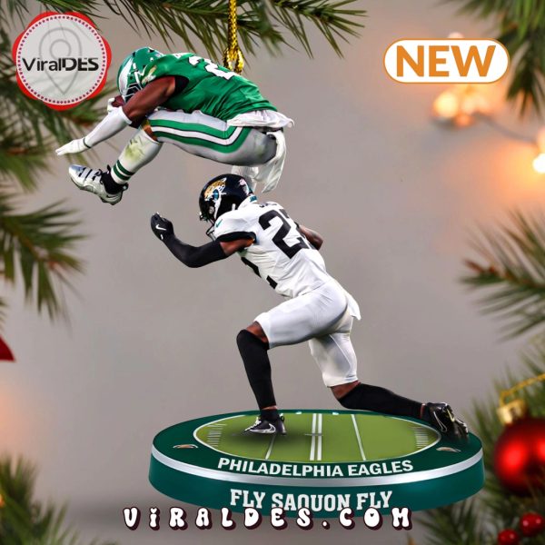 Philadelphia Eagles Fly Saquon Fly Ornaments