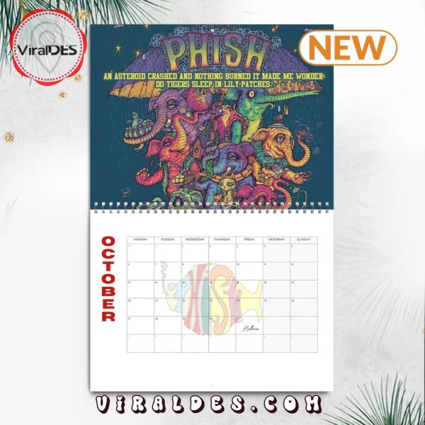 Phish 2025 Happy New Year Calendar