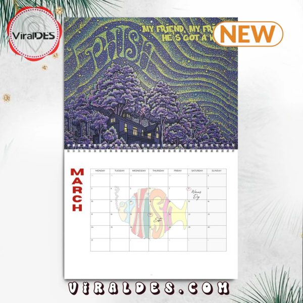 Phish 2025 Happy New Year Calendar