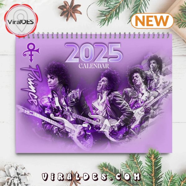 Prince 2025 Happy New Year Calendar