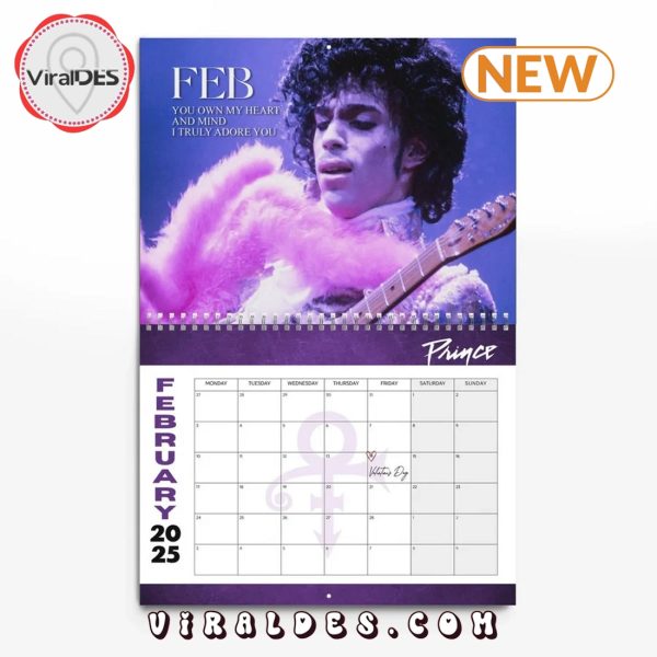 Prince 2025 Happy New Year Calendar