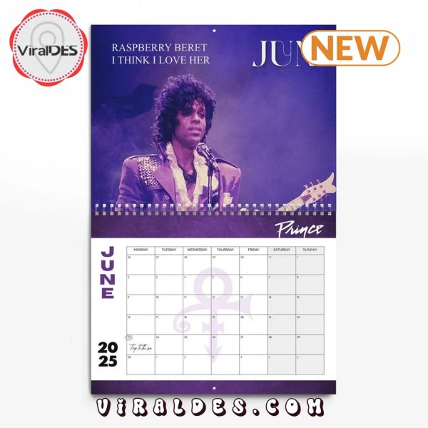 Prince 2025 Happy New Year Calendar