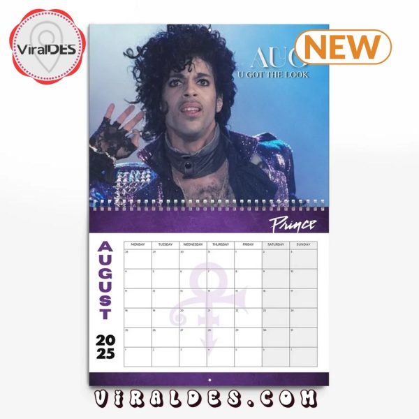 Prince 2025 Happy New Year Calendar