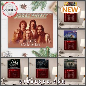 Judas Priest 2025 Happy New Year Calendar