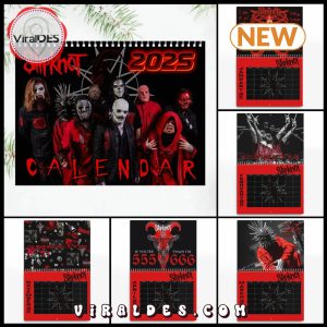 Slipknot 2025 Happy New Year Calendar