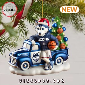 UConn Huskies Football Christmas Ornaments