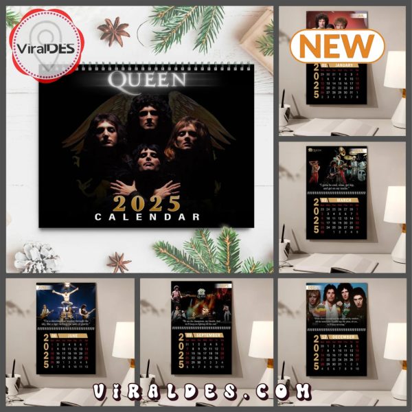 Queen 2025 Happy New Year Calendar