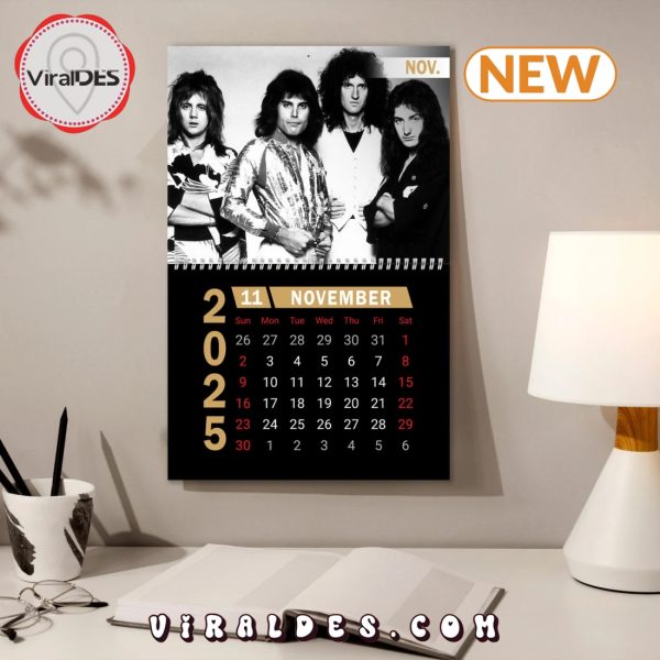 Queen 2025 Happy New Year Calendar