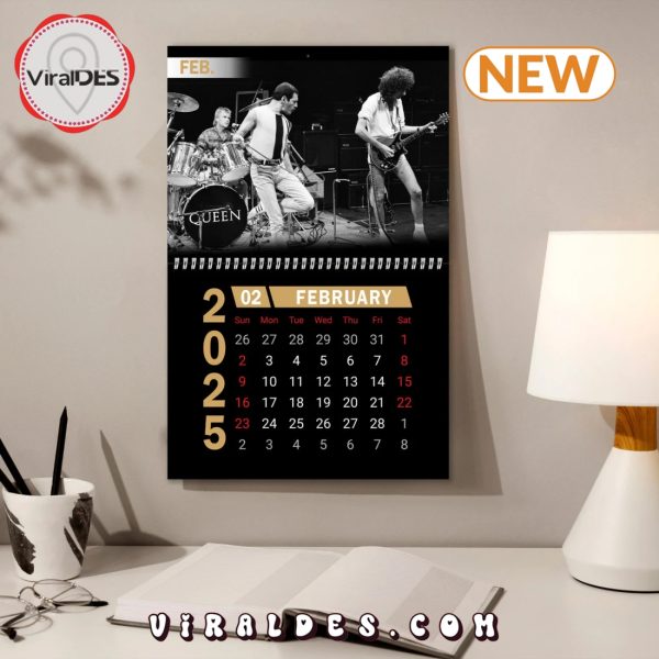 Queen 2025 Happy New Year Calendar