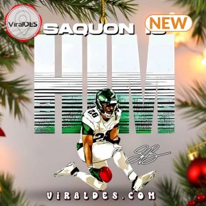 Saquon Is Him Signatures 2024 Christmas Ornaments