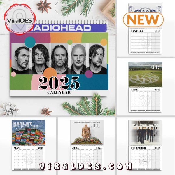 Radiohead 2025 Happy New Year Calendar