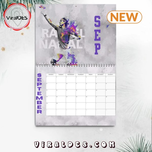 Rafael Nadal 2025 Happy New Year Calendar