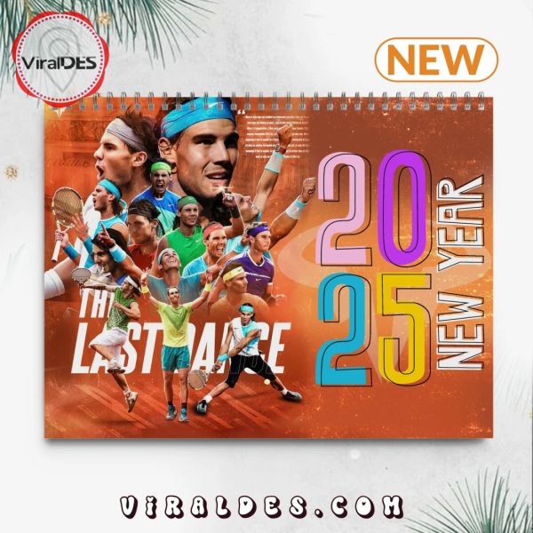 Rafael Nadal 2025 Happy New Year Calendar