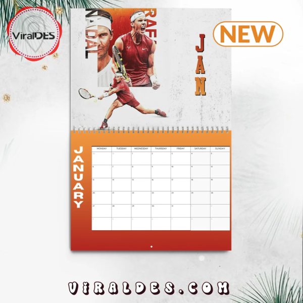 Rafael Nadal 2025 Happy New Year Calendar