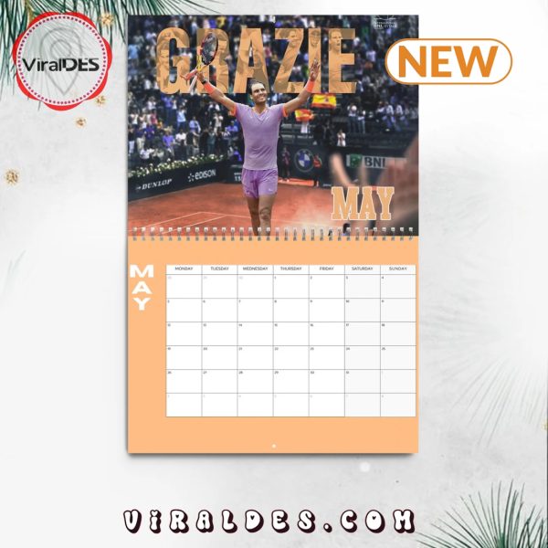 Rafael Nadal 2025 Happy New Year Calendar