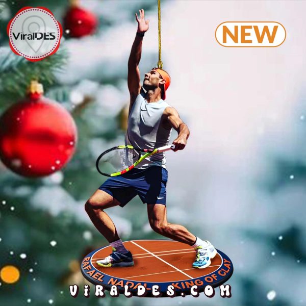 Rafael Nadal King Of Clay Christmas Ornaments