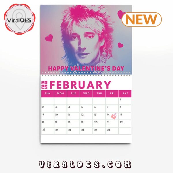 Rod Stewart 2025 Happy New Year Calendar