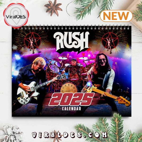 Rush 2025 Happy New Year Calendar