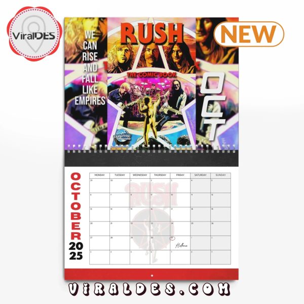 Rush 2025 Happy New Year Calendar