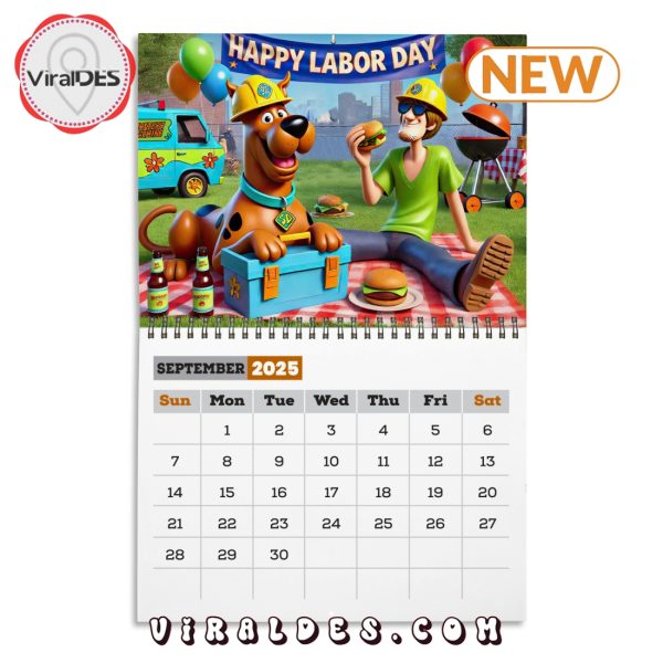 Scooby-Doo 2025 Happy New Year Calendar