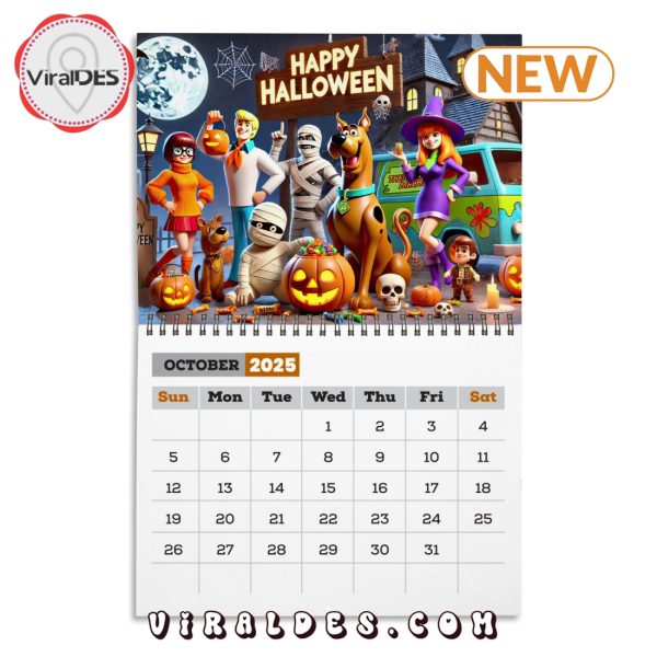 Scooby-Doo 2025 Happy New Year Calendar