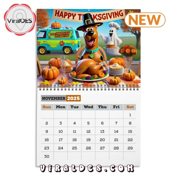 Scooby-Doo 2025 Happy New Year Calendar