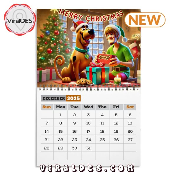 Scooby-Doo 2025 Happy New Year Calendar