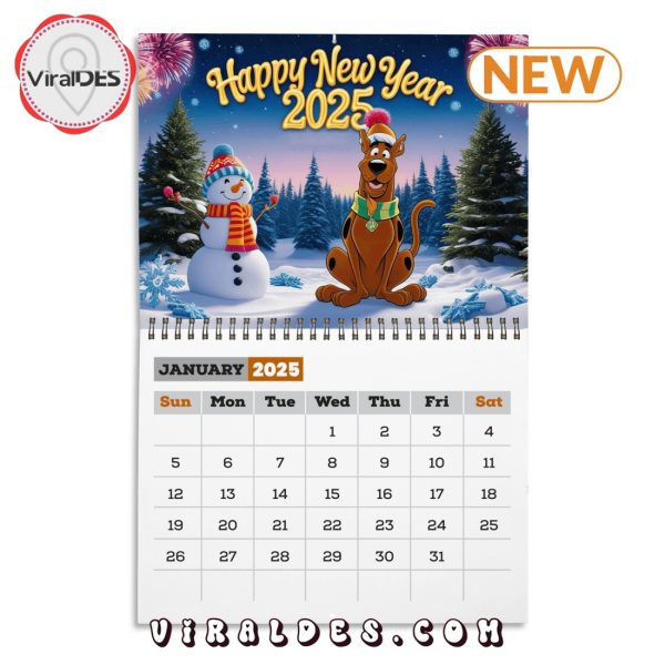 Scooby-Doo 2025 Happy New Year Calendar