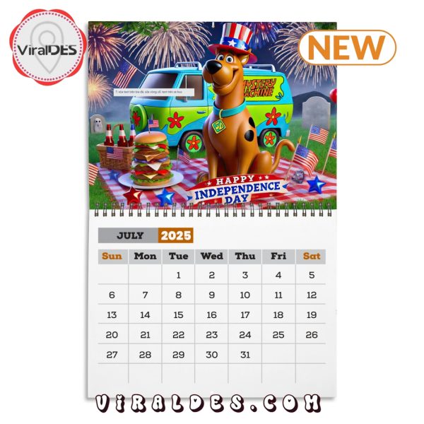 Scooby-Doo 2025 Happy New Year Calendar