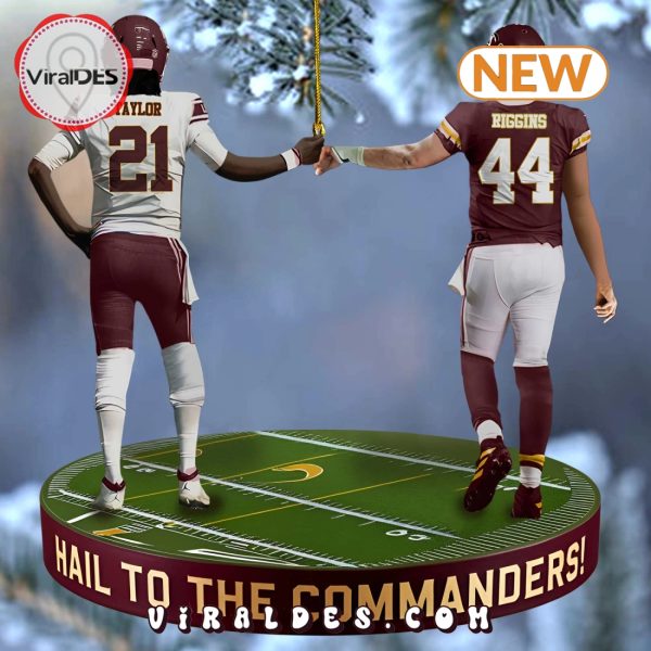 Sean Taylor x John Riggins 2024 Christmas Ornaments