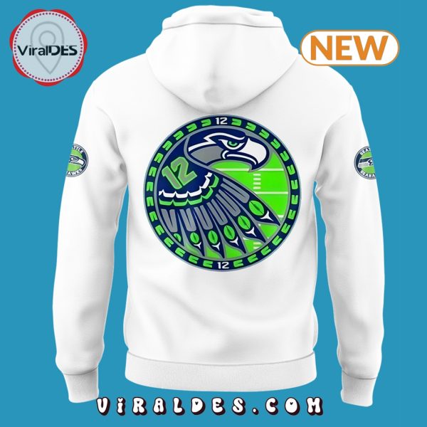 Seattle Seahawks 2024 Indigenous Peoples Day White Hoodie