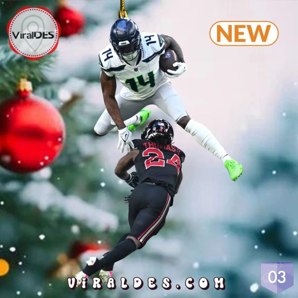 Seattle Seahawks DK Metcalf Ornaments