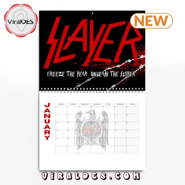 Slayer 2025 Happy New Year Calendar