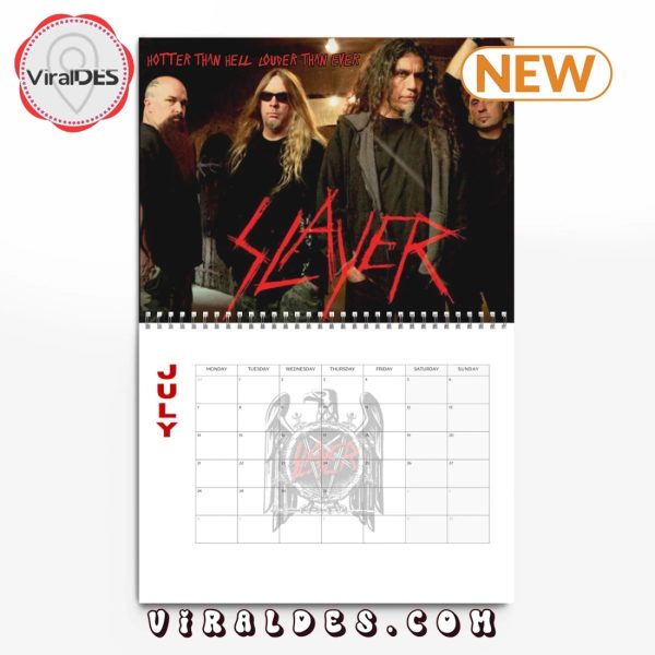 Slayer 2025 Happy New Year Calendar