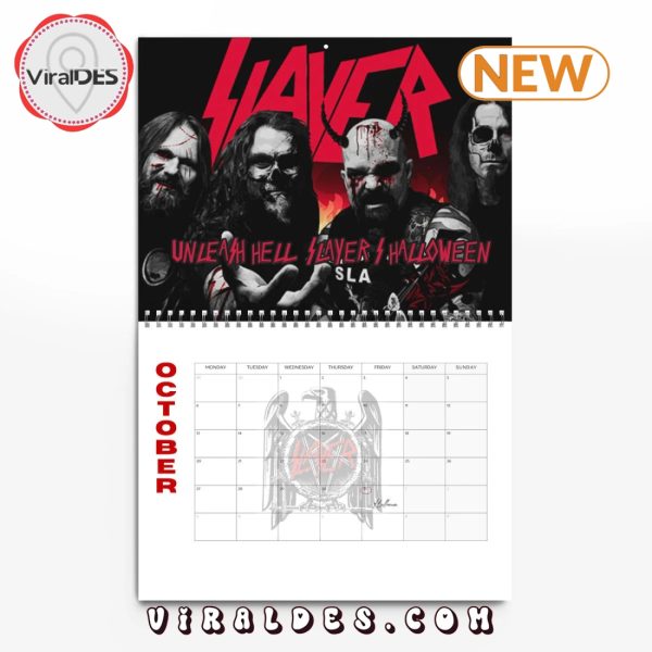 Slayer 2025 Happy New Year Calendar