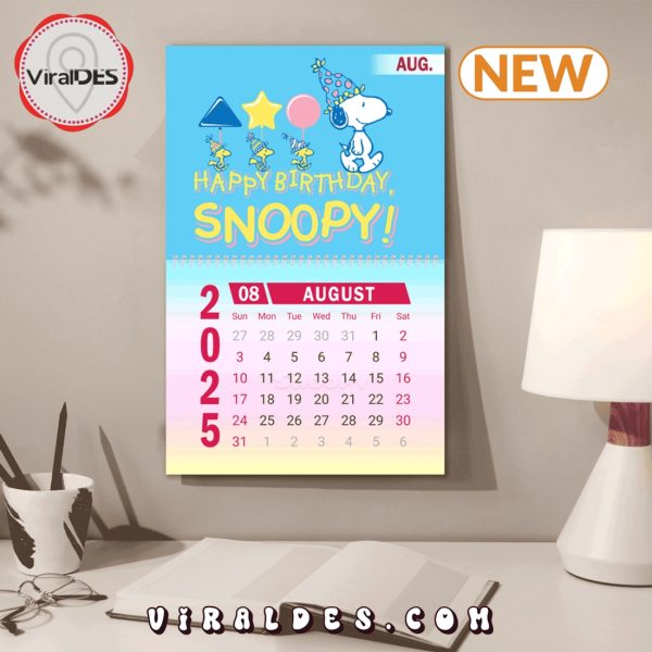 Snoopy 2025 Happy New Year Calendar