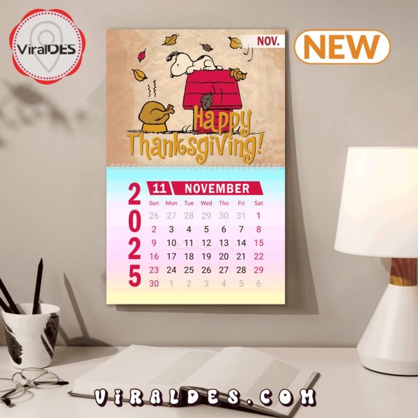 Snoopy 2025 Happy New Year Calendar