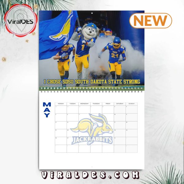 South Dakota State Jackrabbits 2025 Happy New Year Calendar