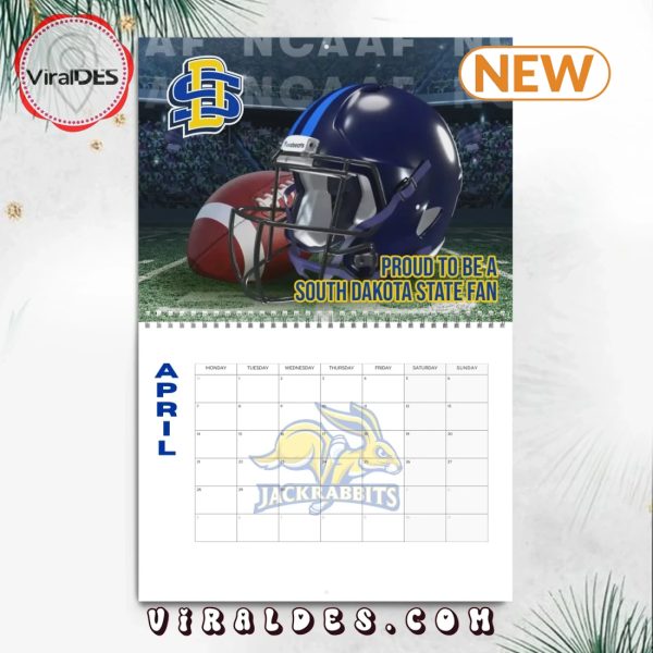 South Dakota State Jackrabbits 2025 Happy New Year Calendar