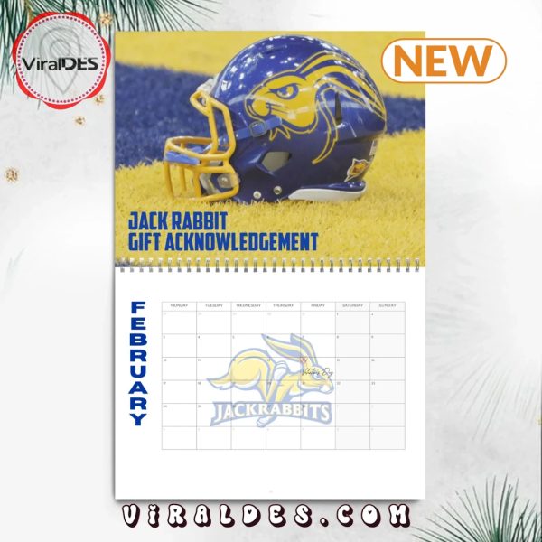 South Dakota State Jackrabbits 2025 Happy New Year Calendar