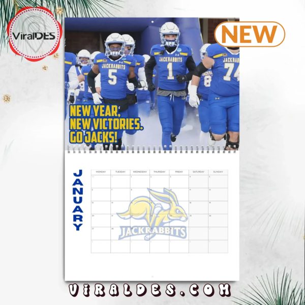 South Dakota State Jackrabbits 2025 Happy New Year Calendar