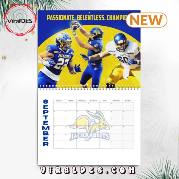 South Dakota State Jackrabbits 2025 Happy New Year Calendar